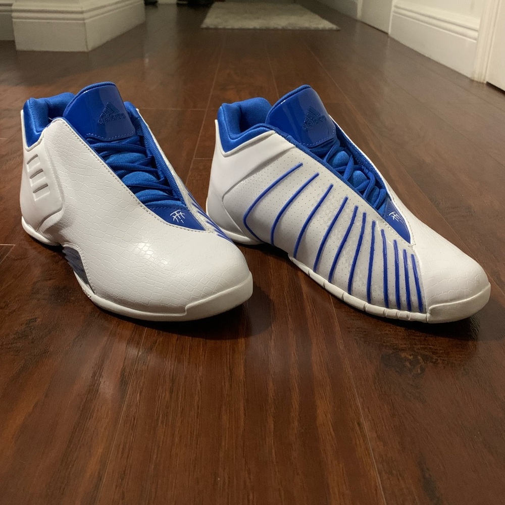 NEGOTIABLE Blue/White Tracy McGrady Adidas Sneakers (Great Condition)
